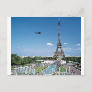 Frankreich Paris Eiffel Tower (von St.K. Postkarte