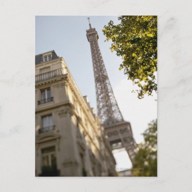 Frankreich, Paris, Eiffelturm 2 Postkarte (Vorderseite)