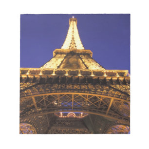 FRANKREICH, Paris Eiffelturm, Abendansicht Notizblock