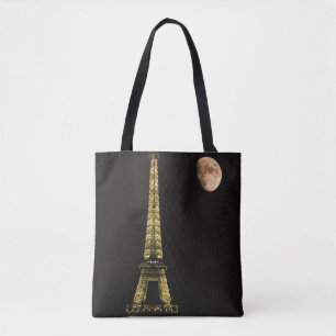 Frankreich, Paris. Eiffelturm in der Nacht