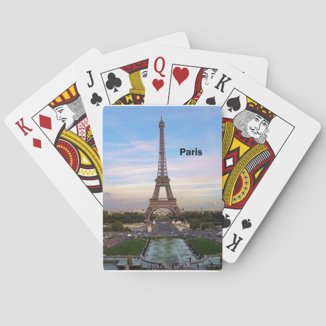 Frankreich Paris Eiffelturm (neu) (St.K. Spielkarten (Rückseite)