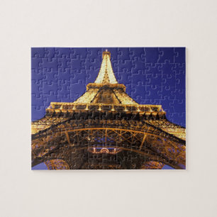 FRANKREICH, Paris Eiffelturm, Sicht auf den Abend Puzzle