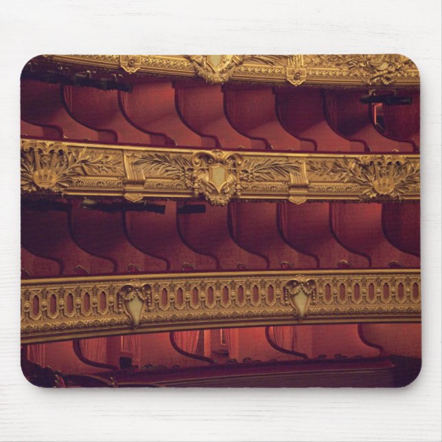 Frankreich, Paris. Eingeschränkte Sicht auf Balkon Mousepad (Vorne)