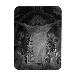 Frankreich Paris Hauptmosaik Heiliges Herz Jesu 19 Magnet