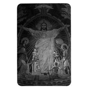 Frankreich Paris Hauptmosaik Heiliges Herz Jesus 1 Magnet