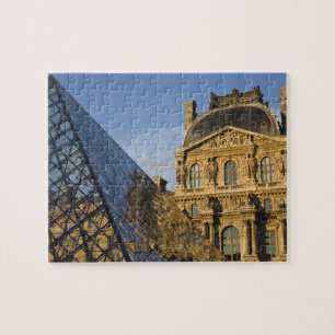 Frankreich, Paris, Louvre und die Pyramide, Puzzle