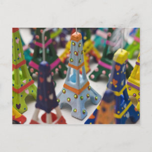Frankreich, Paris, Miniatur-Eiffelturm Postkarte