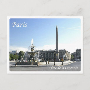 Frankreich - Paris - Place de la Concorde - Postkarte