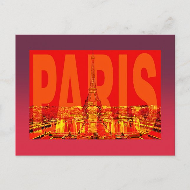 Frankreich Paris Postkarte (Vorderseite)