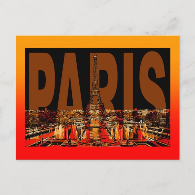 Frankreich Paris Postkarte (Vorderseite)