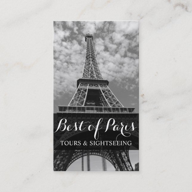Frankreich Paris Reisekoordinator Agent Visitenkarte (Vorderseite)