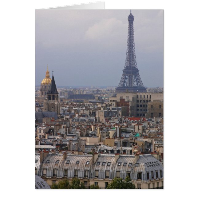 Frankreich, Paris, Stadtbild mit Eiffelturm (Vorne)