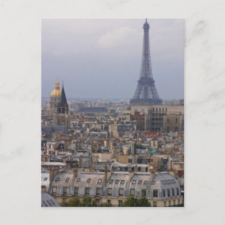 Frankreich, Paris, Stadtbild mit Eiffelturm Postkarte