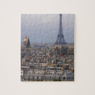 Frankreich, Paris, Stadtbild mit Eiffelturm Puzzle