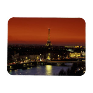 Frankreich, Paris Sunset View Eiffelturm und Magnet