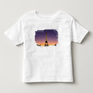 Frankreich, Paris, Tour Eiffel bei Sonnenuntergang Kleinkind T-shirt