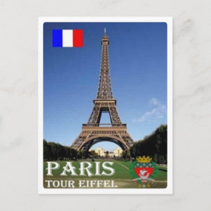 Frankreich - Paris - Tour Eiffel - Postkarte