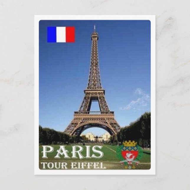 Frankreich - Paris - Tour Eiffel - Postkarte (Vorderseite)