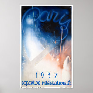 Frankreich Paris Vintage Travel Poster wiederherge