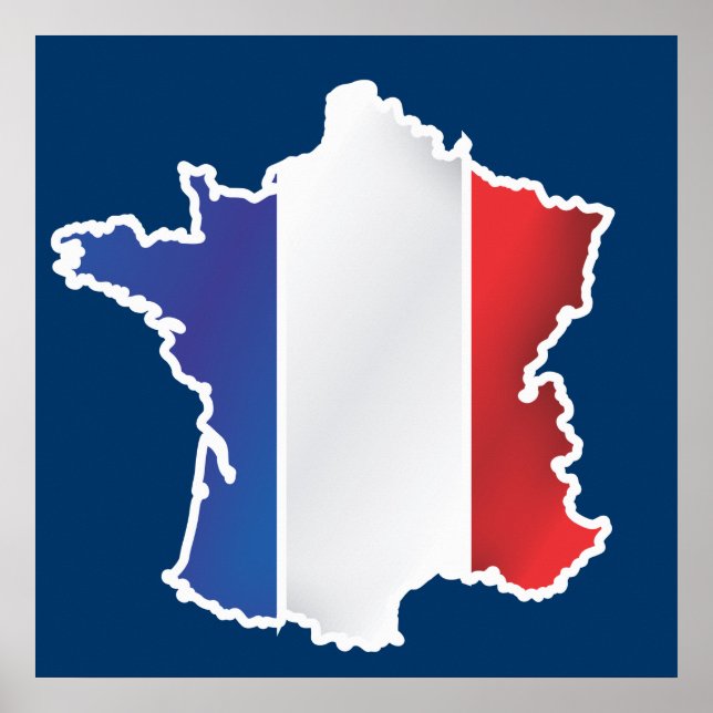 Frankreich Poster (Vorne)