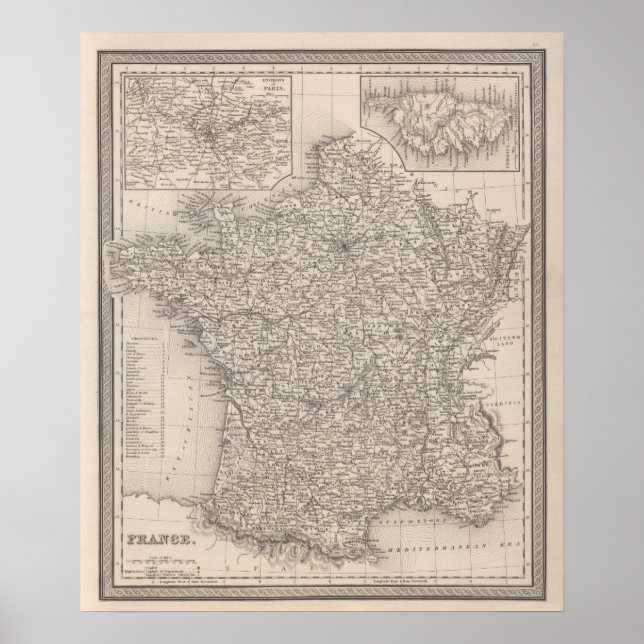 Frankreich Poster (Vorne)