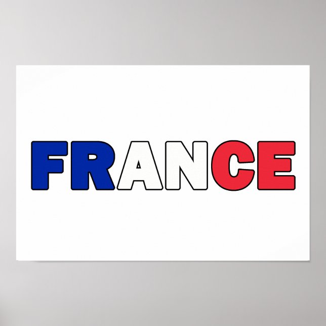 Frankreich Poster (Vorne)