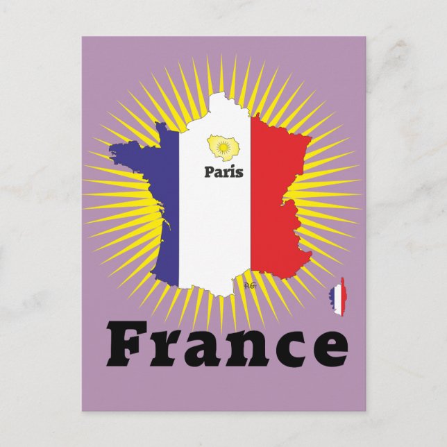 Frankreich Postkarte (Vorderseite)