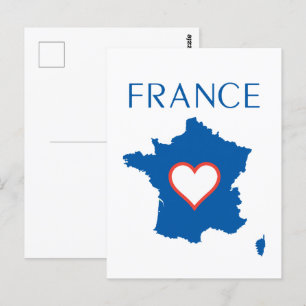 Frankreich Postkarte