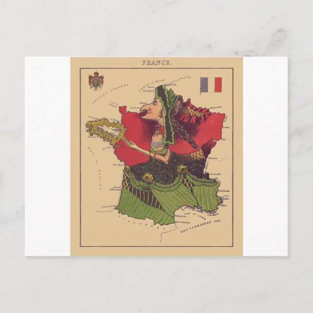 Frankreich Postkarte (Vorderseite)