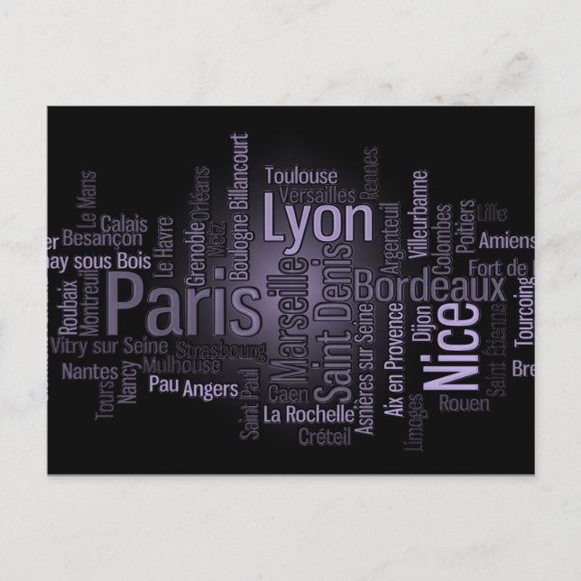 FRANKREICH Postkarte (Vorderseite)