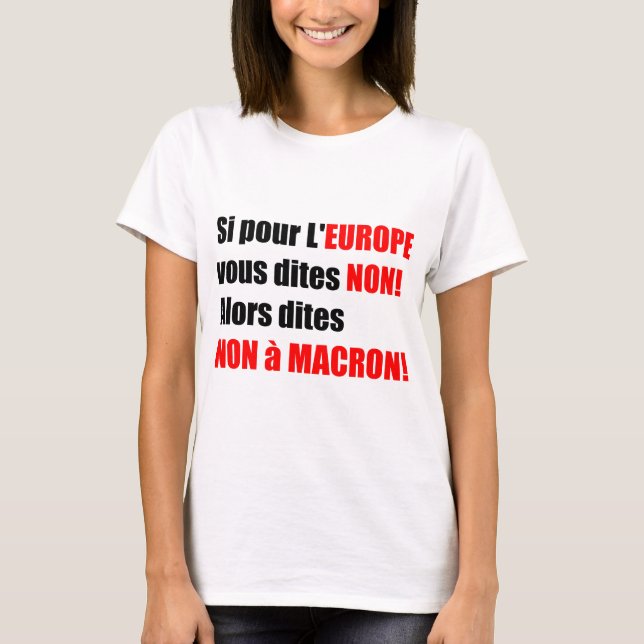 Frankreich Präsidentschaftswahlen 2017 - T-Shirt d (Vorderseite)
