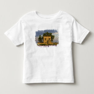 Frankreich, Provence. Lavendelfeld und Kleinkind T-shirt