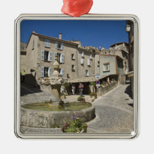 Frankreich, Provence, Valensole. Touristen erkunde Silbernes Ornament