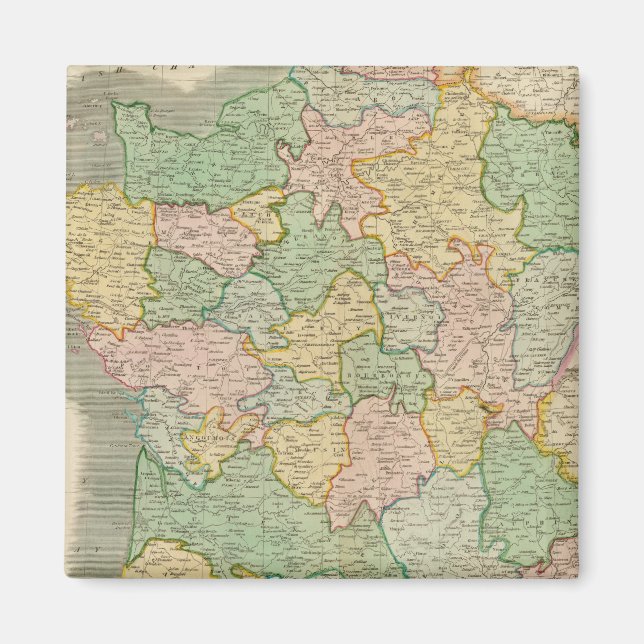 Frankreich, Provinzen 2 Magnet (Vorne)