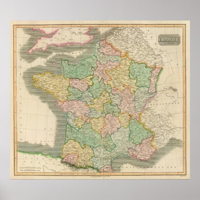 Frankreich, Provinzen 2 Poster (Vorne)