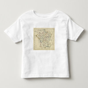Frankreich-Provinzen Kleinkind T-shirt