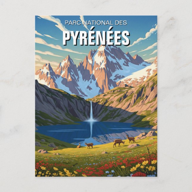 Frankreich Pyrenäen Nationalpark Reisen Postkarte (Vorderseite)