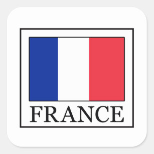 Frankreich Quadratischer Aufkleber