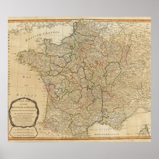 Frankreich, Regierungen Poster (Vorne)