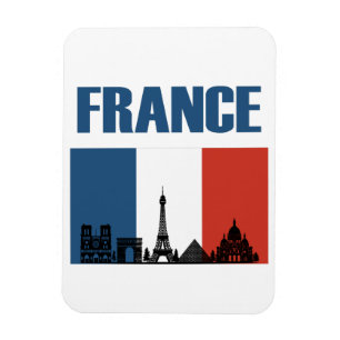 Frankreich Reisen - Paris City Skyline Französisch Magnet