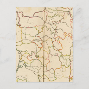 Frankreich Reivers Kontur Postkarte