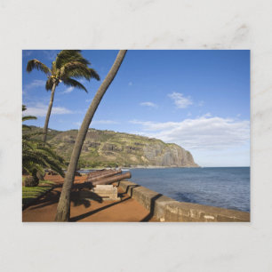 Frankreich, Réunion, St-Denis, Blick auf La Postkarte