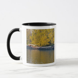 Frankreich, Rhone, bei Avignon, Lastkahn entlang Tasse