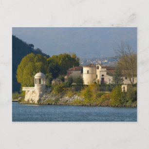 Frankreich, Rhone, Stadt in der Nähe von Vienne 2 Postkarte
