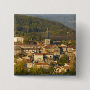 Frankreich, Rhone, Stadt in der Nähe von Vienne Button