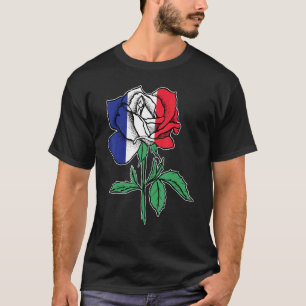 Frankreich Rose Frankreich Frankreich T-Shirt