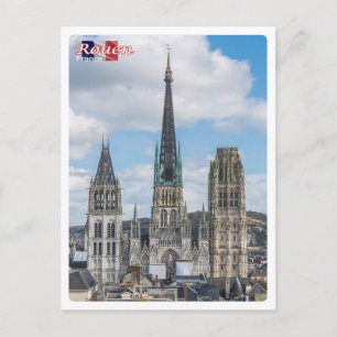 Frankreich - Rouen - Cattedrale di Notre-Dame - Postkarte