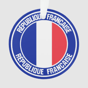 Frankreich Runde Emblem Ornament