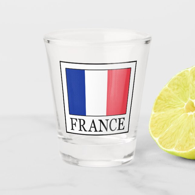 Frankreich Schnapsglas (Vorderseite)