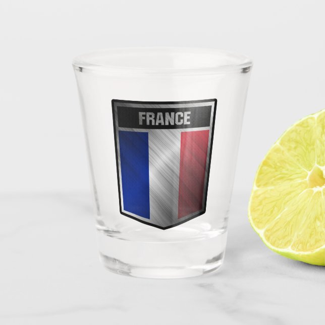 Frankreich Schnapsglas (Vorderseite)